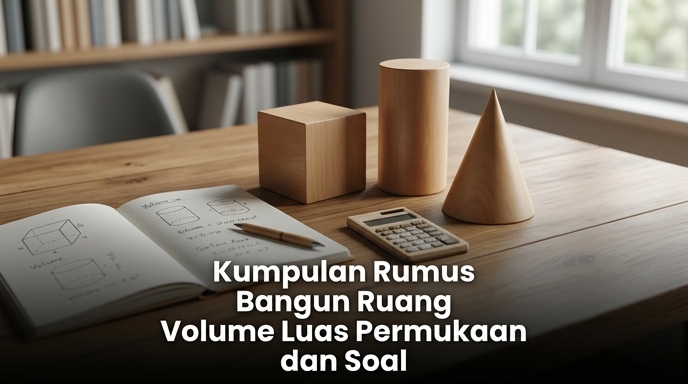 Kumpulan Rumus Bangun Ruang Volume Luas Permukaan dan Soal