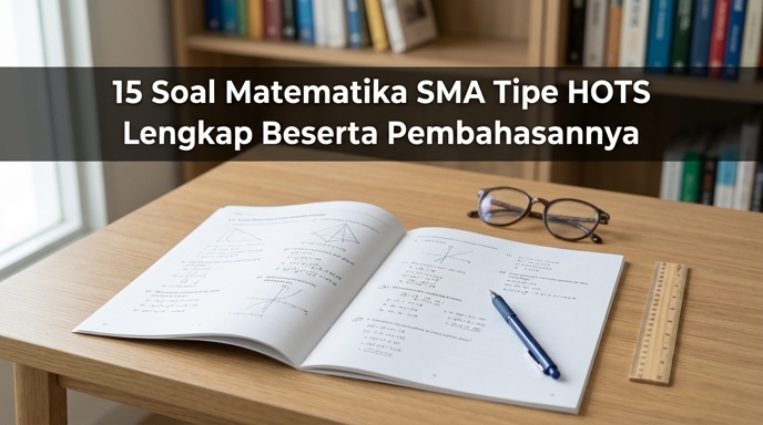 15 Soal Matematika SMA Tipe HOTS Lengkap Beserta Pembahasannya