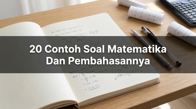 20 Contoh Soal Matematika Dan Pembahasannya