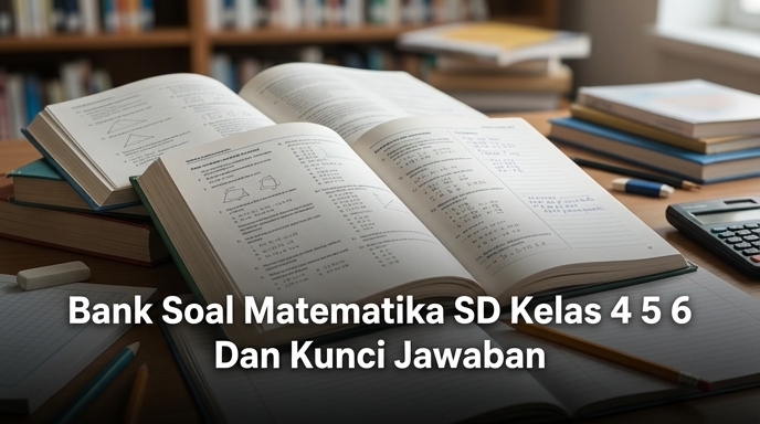 Bank Soal Matematika SD Kelas 4 5 6 Dan Kunci Jawaban