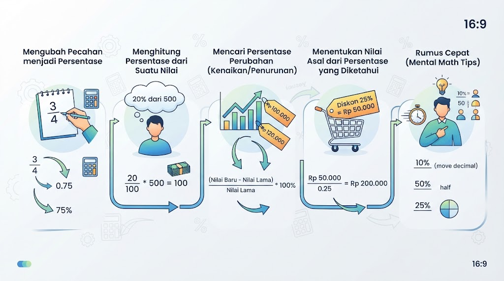 Konsep Dasar Aritmatika Sosial dan Nilai Persen